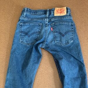 Levi's 511 25x26 Kids Blue Denim Jeans with Signature Back Pockets